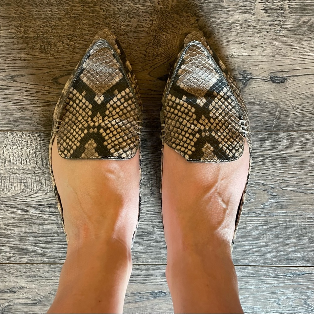 Steve Madden Snakeprint Feather Flat - image 2